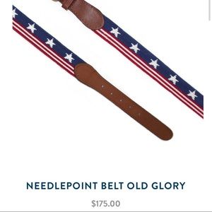 Smathers and Branson Needlepoint Belt - Old Glory